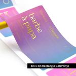 Silver & Gold Vinyl Stickers 5