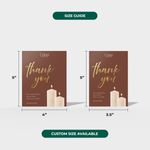 Foil Thank you Cards 4