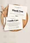 Candle Care Cards 2