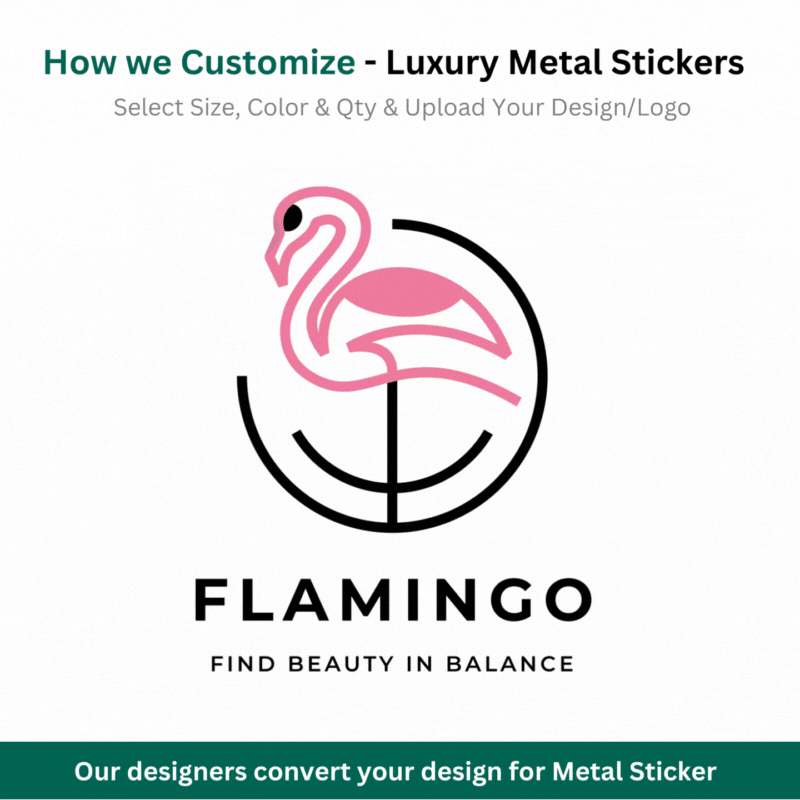 Silver Metal Stickers Online