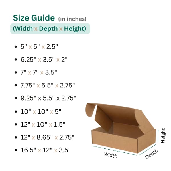 Printed Corrugated Mailer Box (Single Color) 2