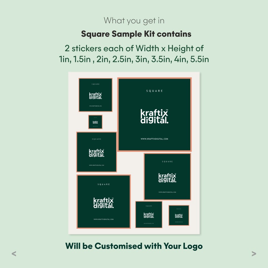 Stickers & Labels Trial Pack – Sample Multiple Finishes & Shapes ...