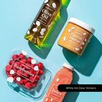 White-Ink Clear Stickers 3