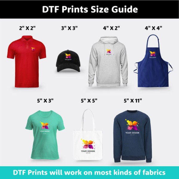 DTF Transfer Stickers (for Fabrics) 5