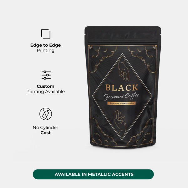 Custom Print Stand Up Zip Pouch 6