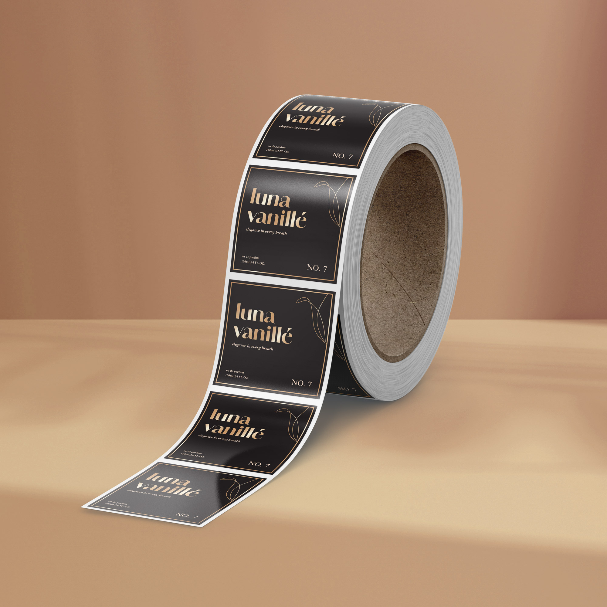 Perfume label printing