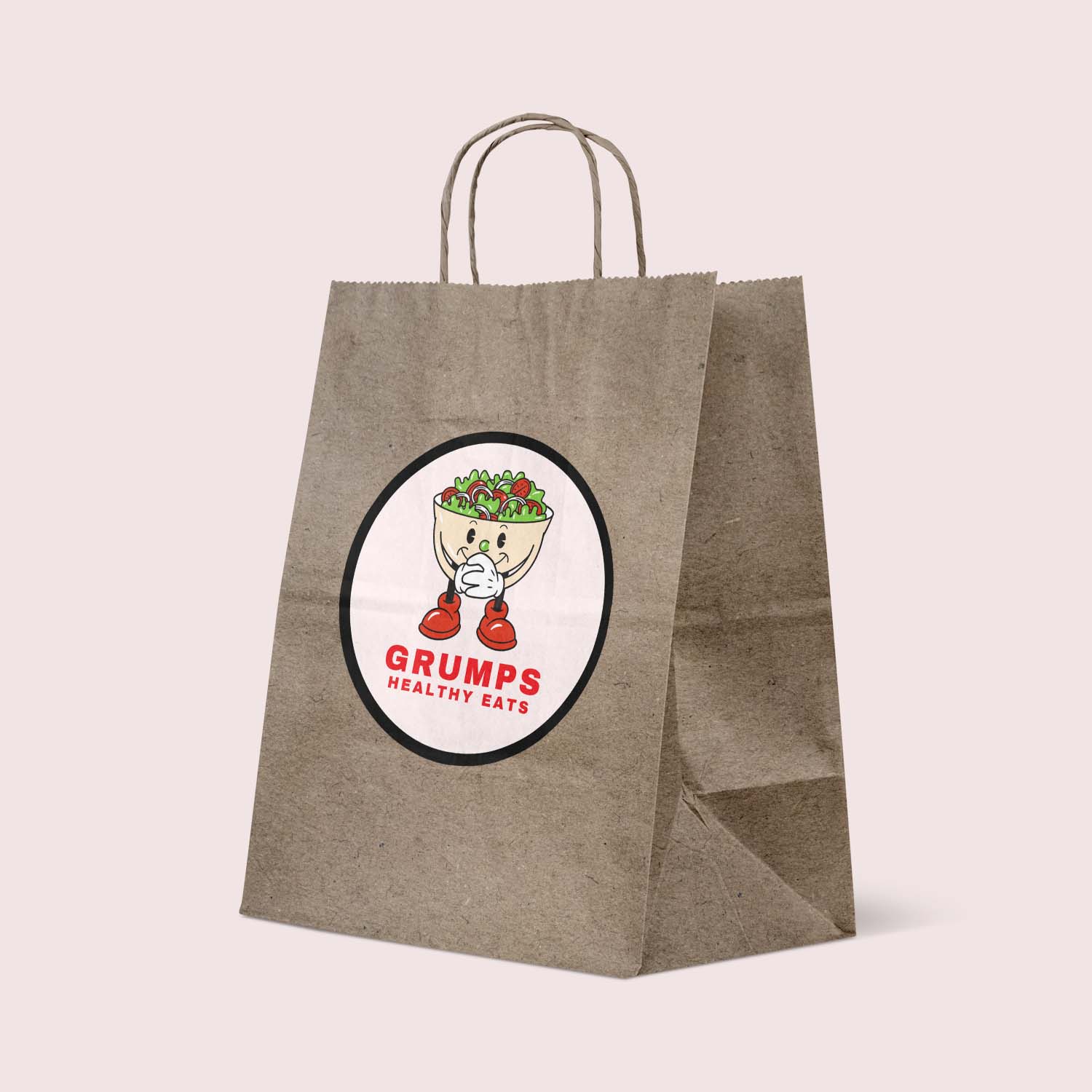 Paper Labels Takeaway Bags