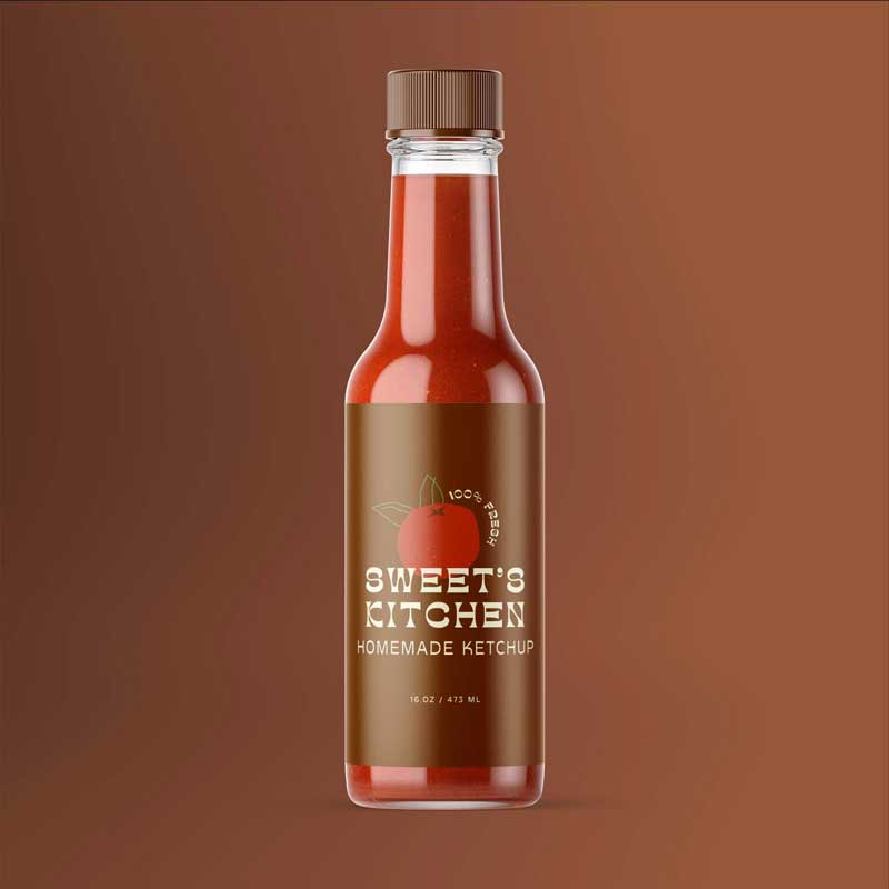 Polypropylene_Synthetic_Labels_Rectangle_Ketchup_Bottle