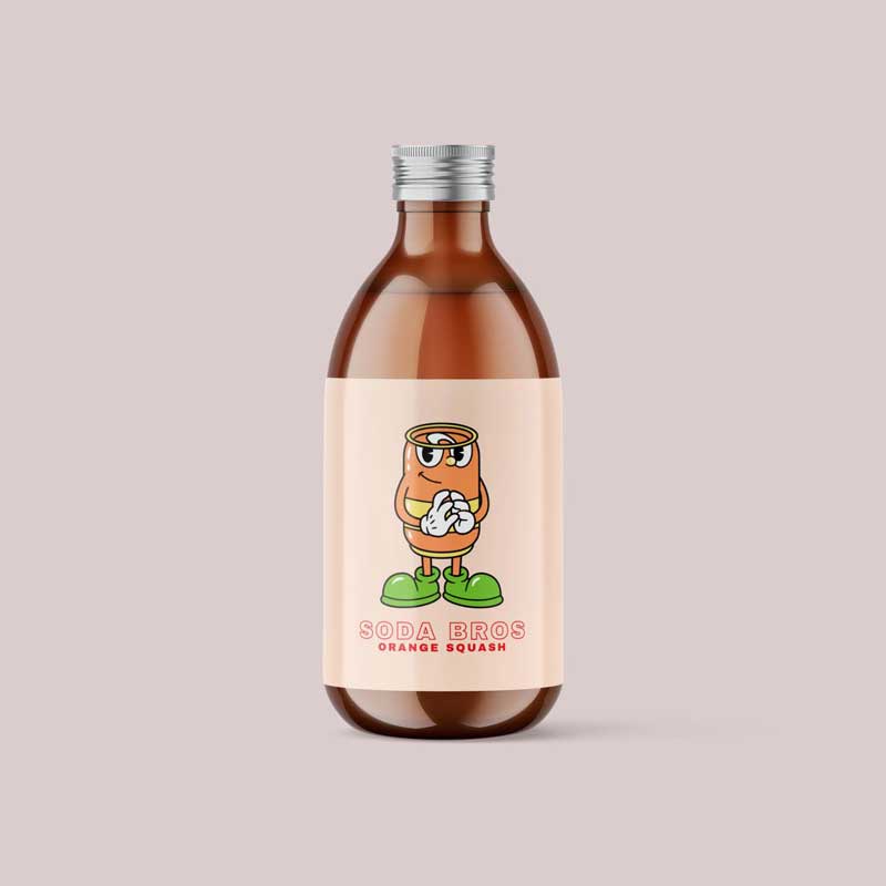Polypropylene Synthetic Labels Rectangle Soda Bottle