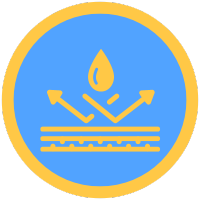 Water resistant and Durable