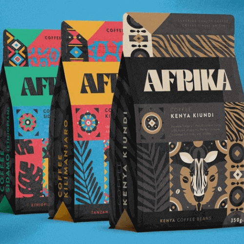 A group of bags with different designs Description automatically generated