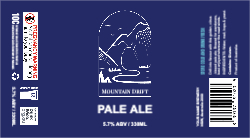 Mountain Drift Pale Ale Craft Beer Labels