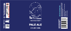 Mountain Drift Pale Ale Craft Beer Labels