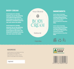 Natural Body Cream Blue