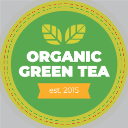 Organic Green Tea Circle Label