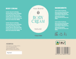 Natural Body Cream Blue