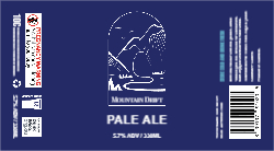 Mountain Drift Pale Ale Craft Beer Labels