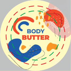 Body Butter Circle Label