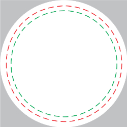 Natural Body Soap Circle Label