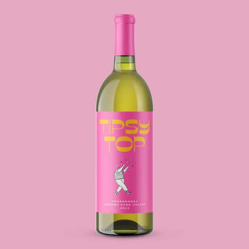 Standard Wine Labels Chardonnay Bottle