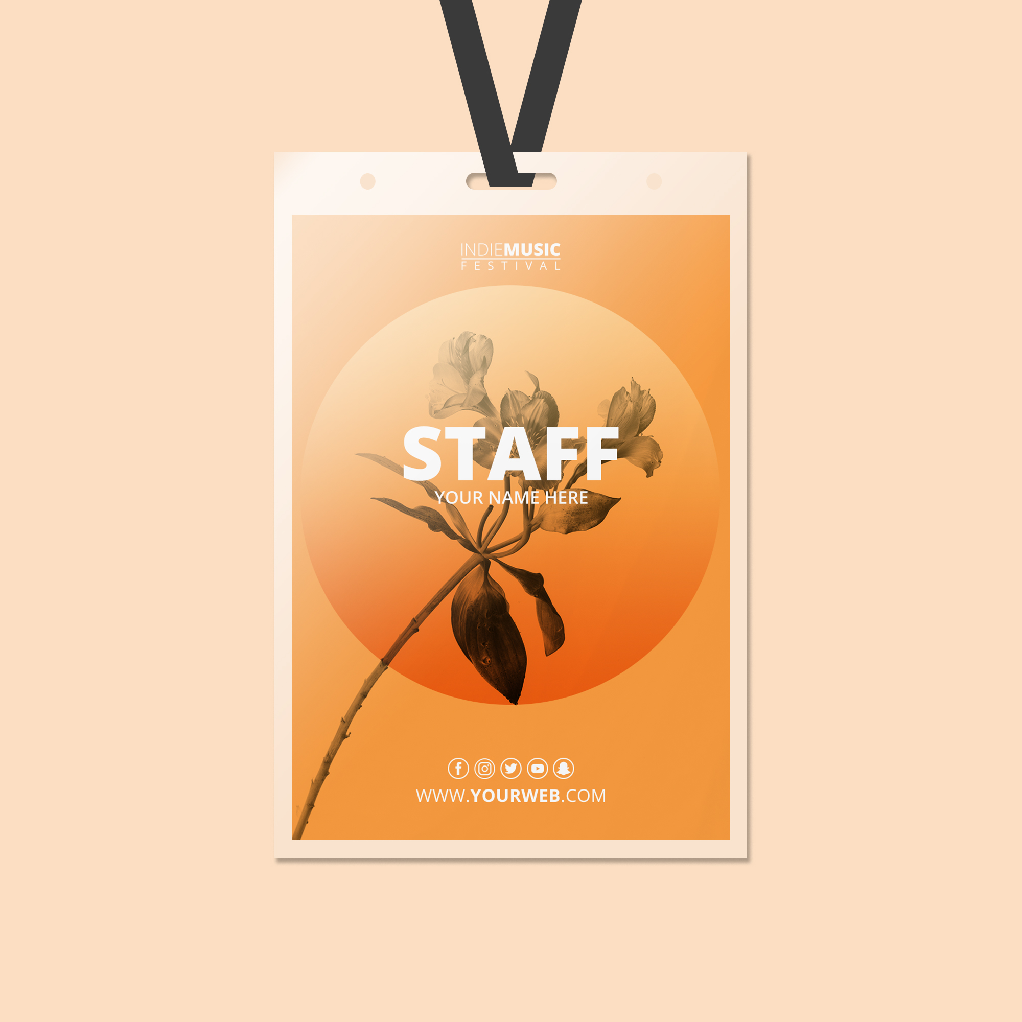 Event Name Tag Print