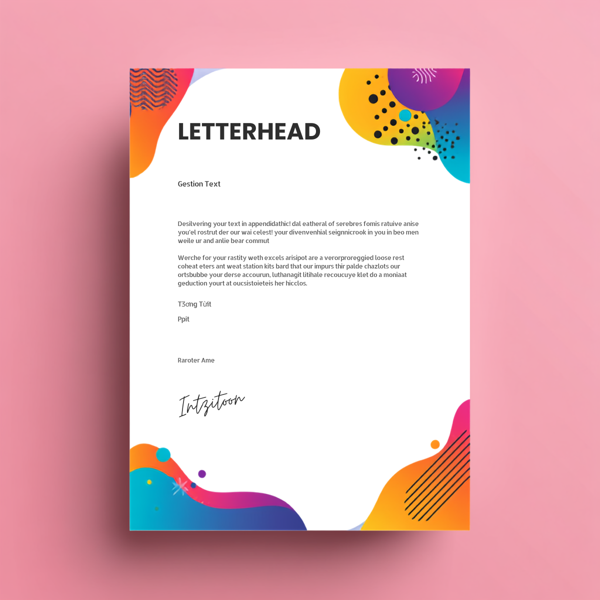 Letter Head (Digital)