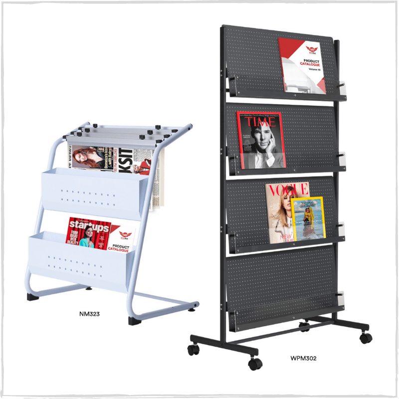 Newspaper & Magazine Rack