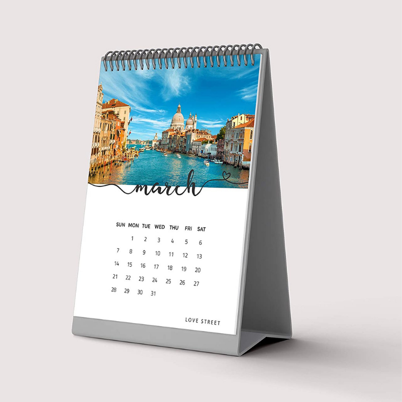 Desktop Calendar (Hard Stand)