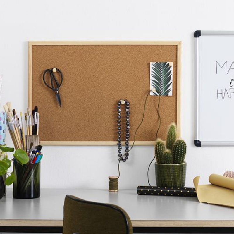 Notice Board - Eco Wooden Frame