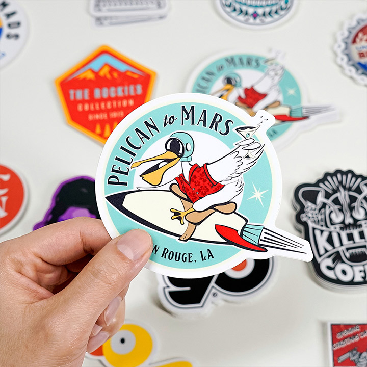 Fast and Cheap Sticker and Label with Custom Size and Shape