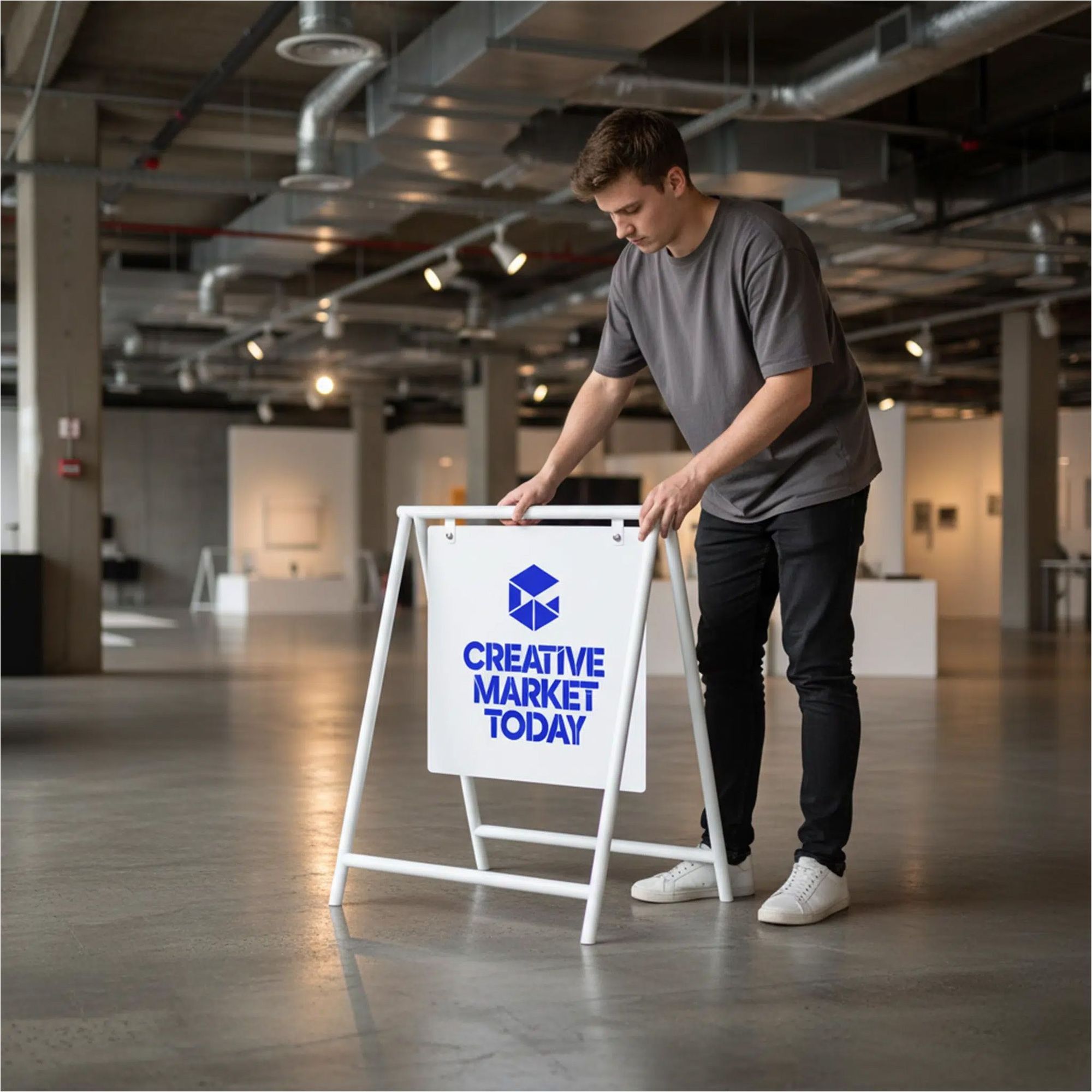 Cafe Swinger A-Frame Sign 2