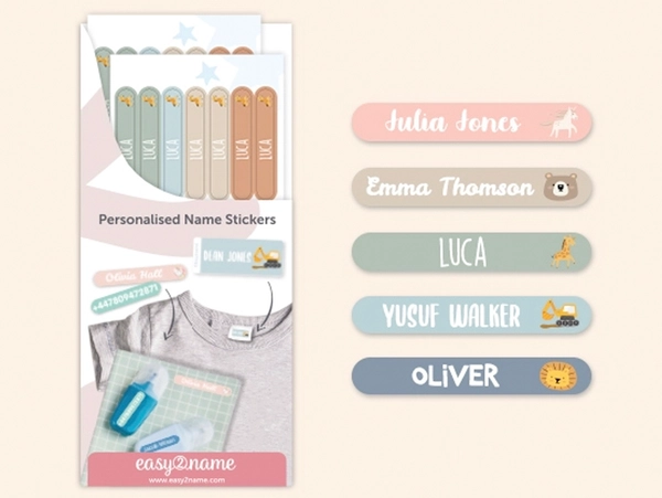 Mini Name Labels - Themed