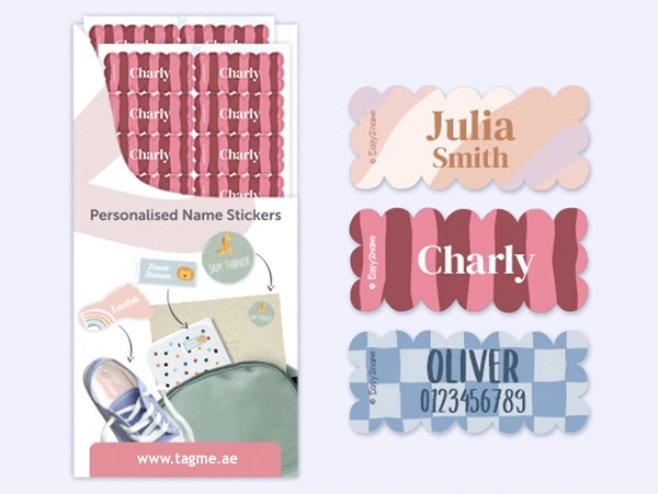 Wave Name Stickers - Design