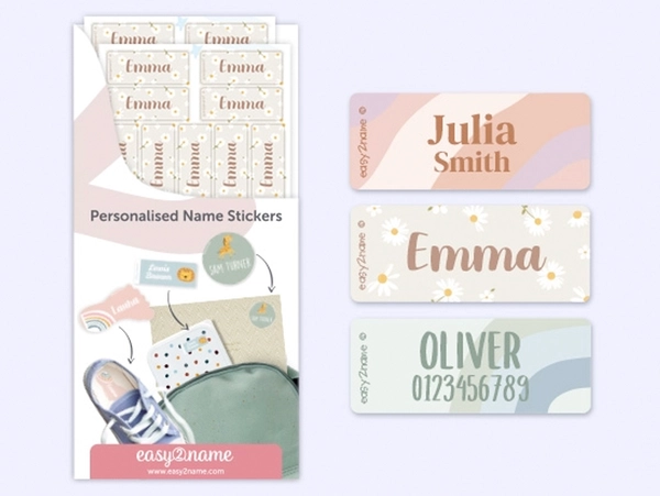 Small Design Namestickers