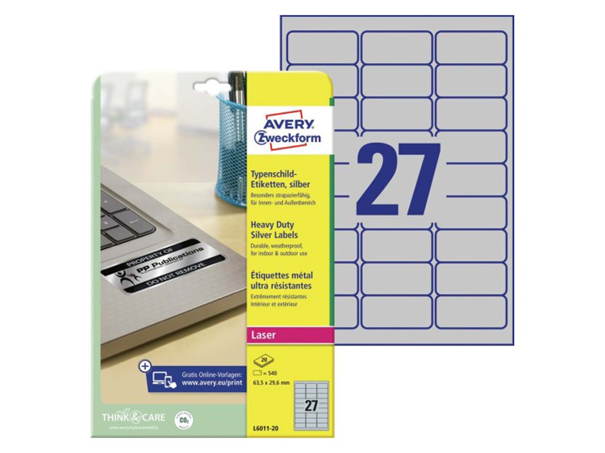 Heavy Duty Labels (L6011-20)