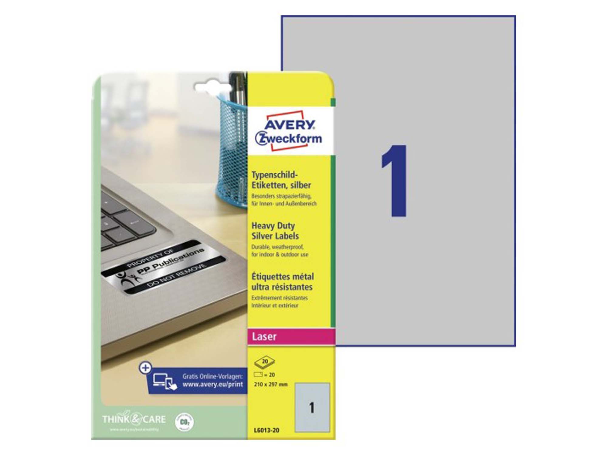 Heavy Duty Labels (L6013-20)