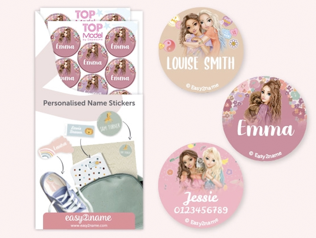 Round name labels (Topmodel)