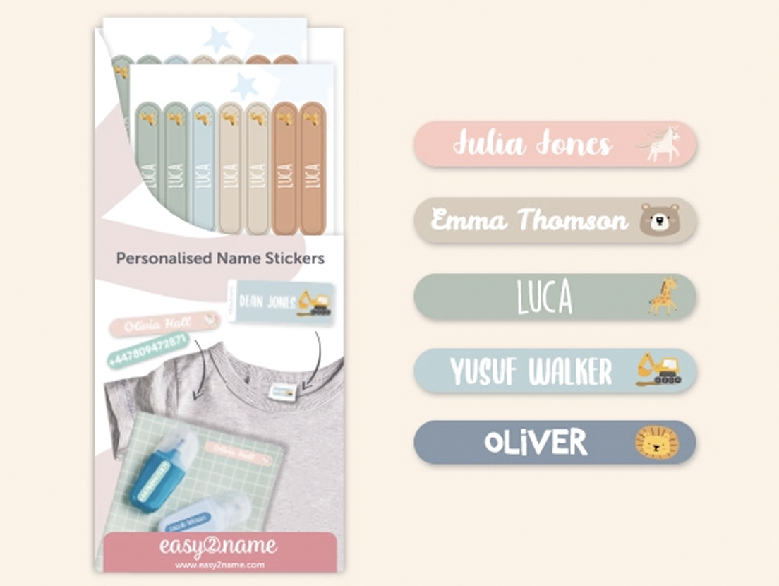Mini Name Labels - Themed