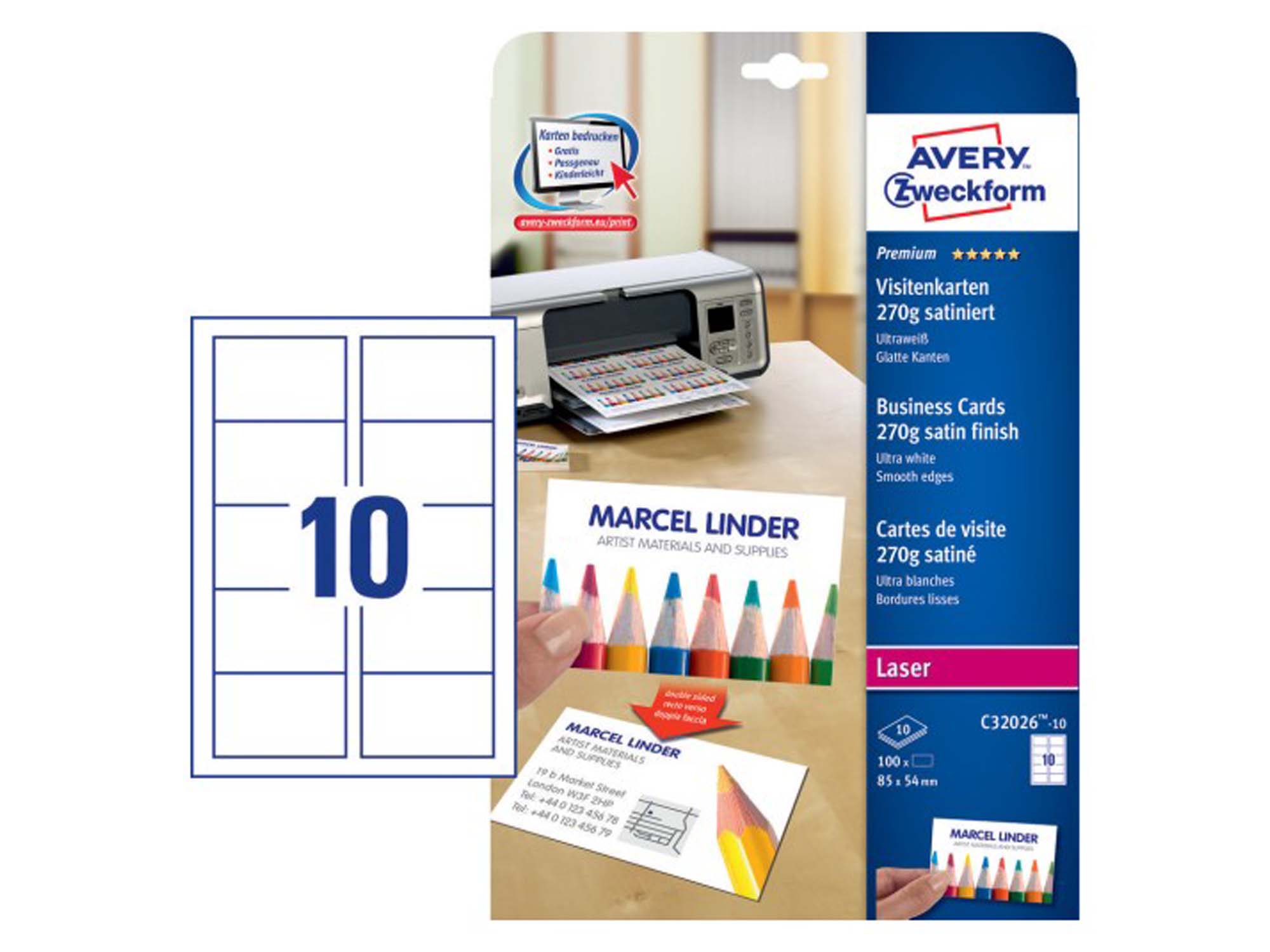 بطاقات العمل المميزة (C32026-10)