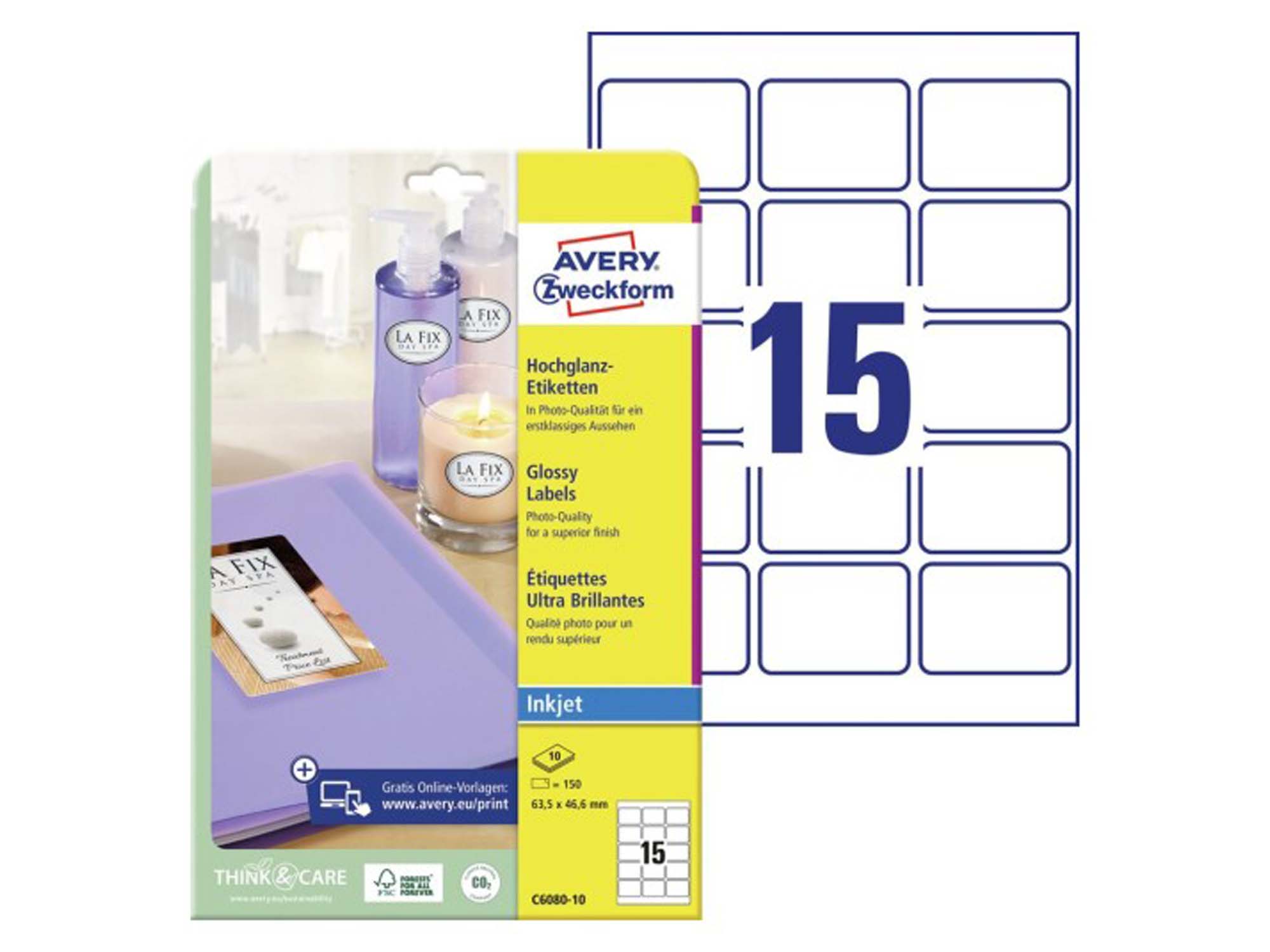 ملصقات لامعة (C6080-10)