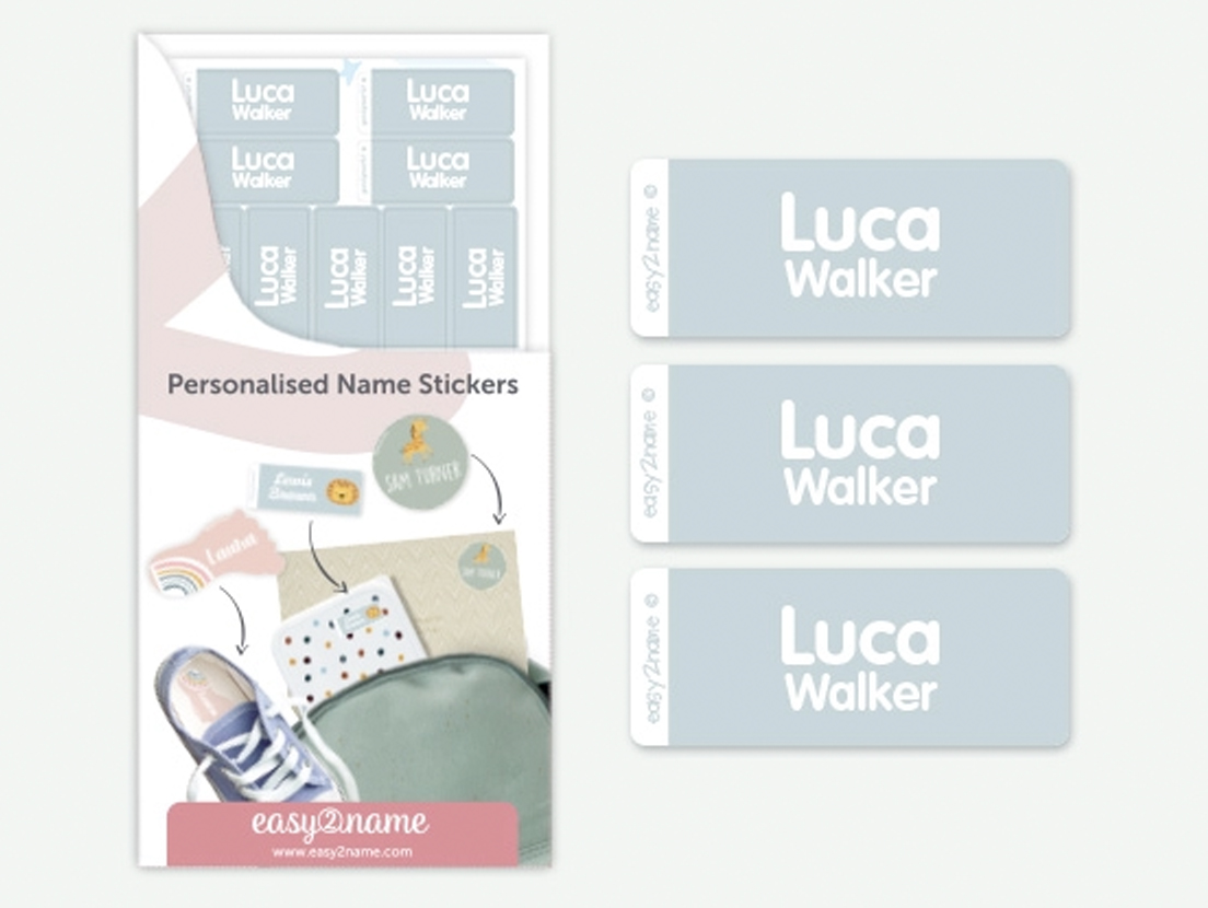 Small Name Labels (One Colour)