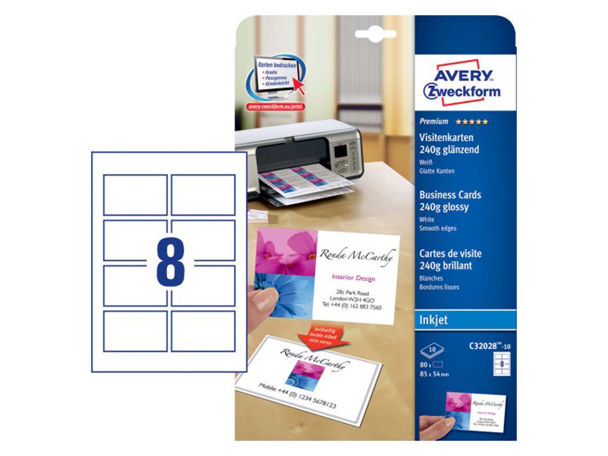 بطاقات العمل المميزة (C32028-10)