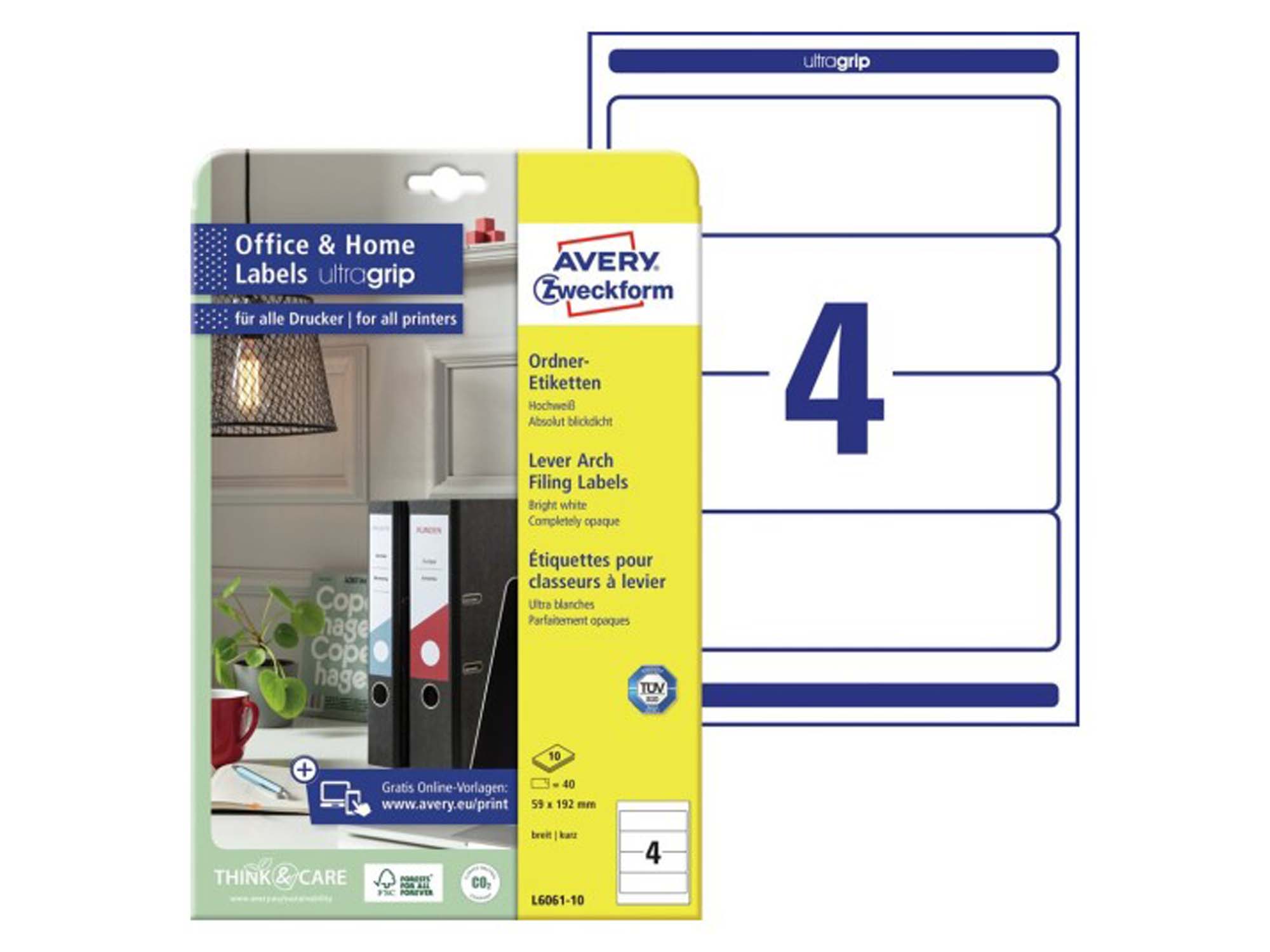 Filing Labels (L6061-10)