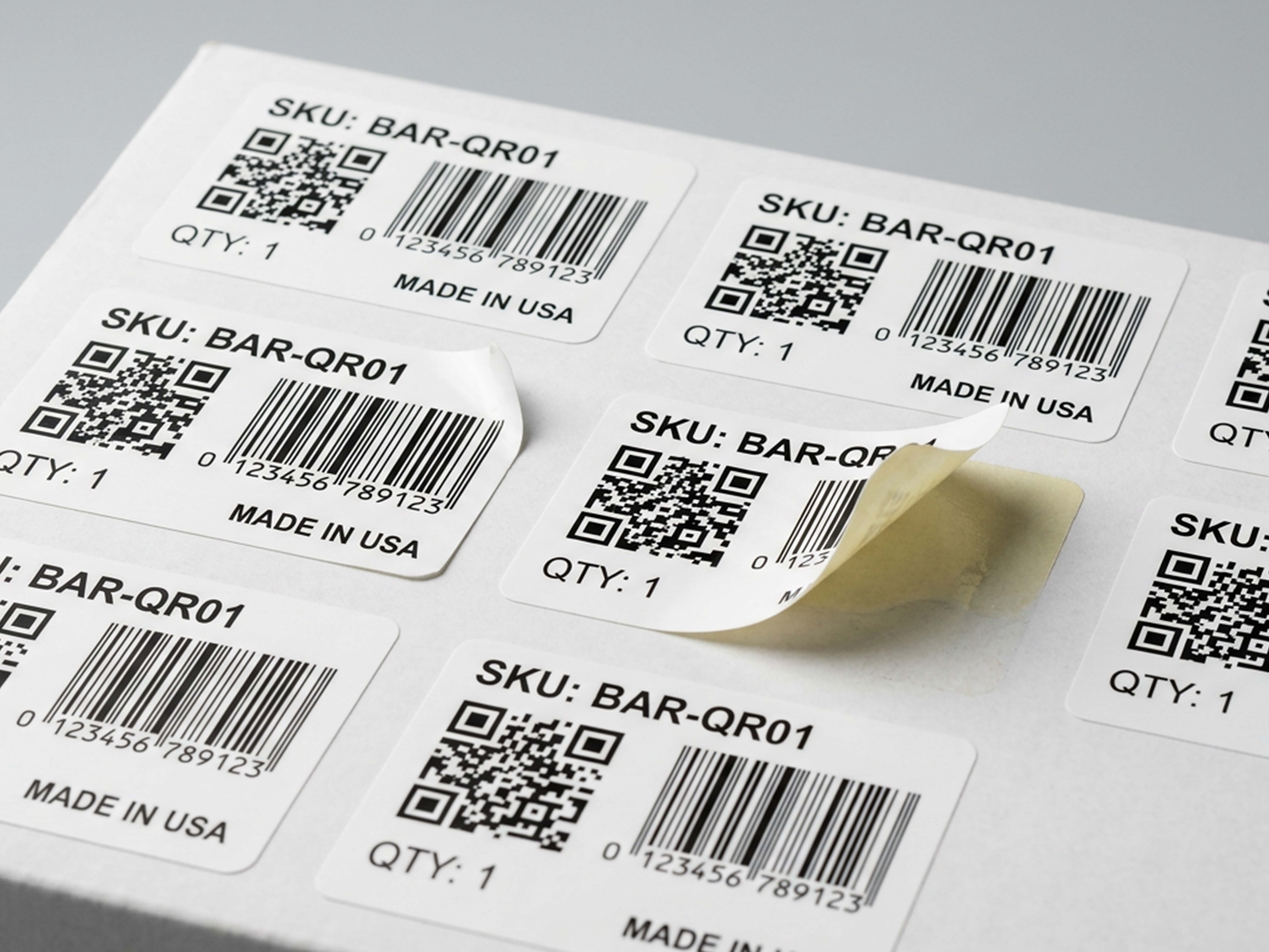 Barcode & QR Labels