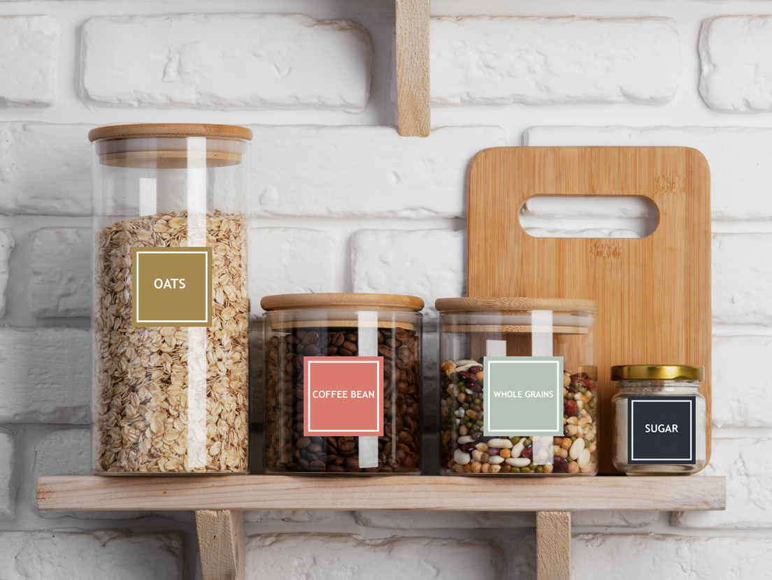  Customizable Household Labels
