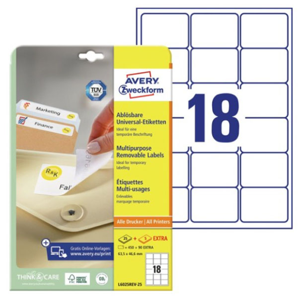 ملصقات متعددة الأغراض (3475)