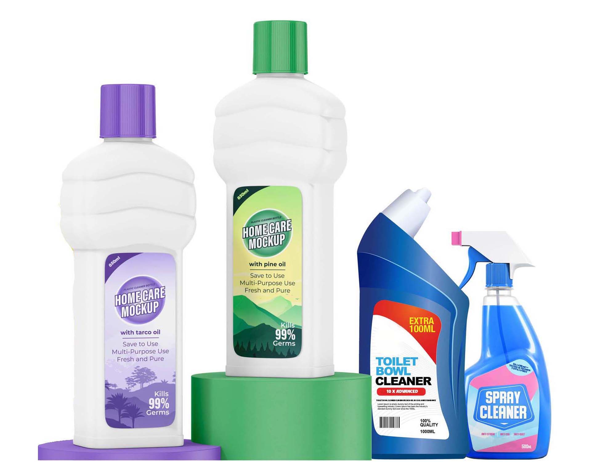 Disinfectant label
