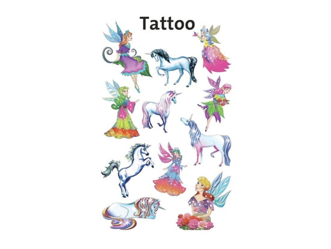 Children Tattoos (Fairies,Unicorns, Tattoo film) 2