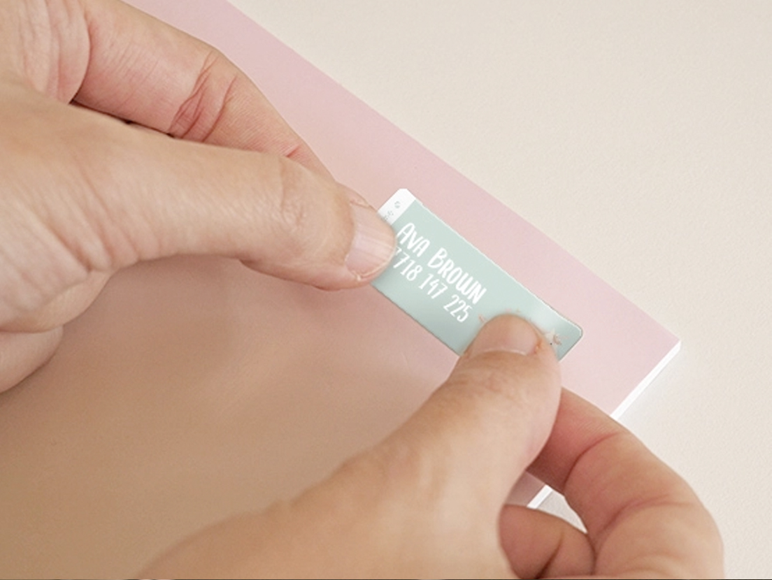 Small Name Labels  – multicolour 6