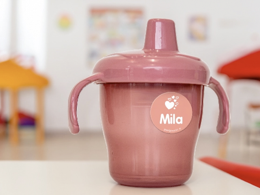 Round Namestickers (White Icon) 3